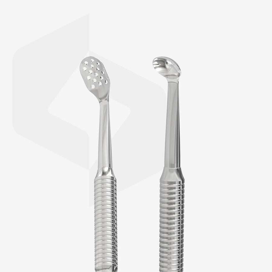 Strumento cosmetico (dual spoon ovale con 15 buchi) EXPERT 20 TYPE 1